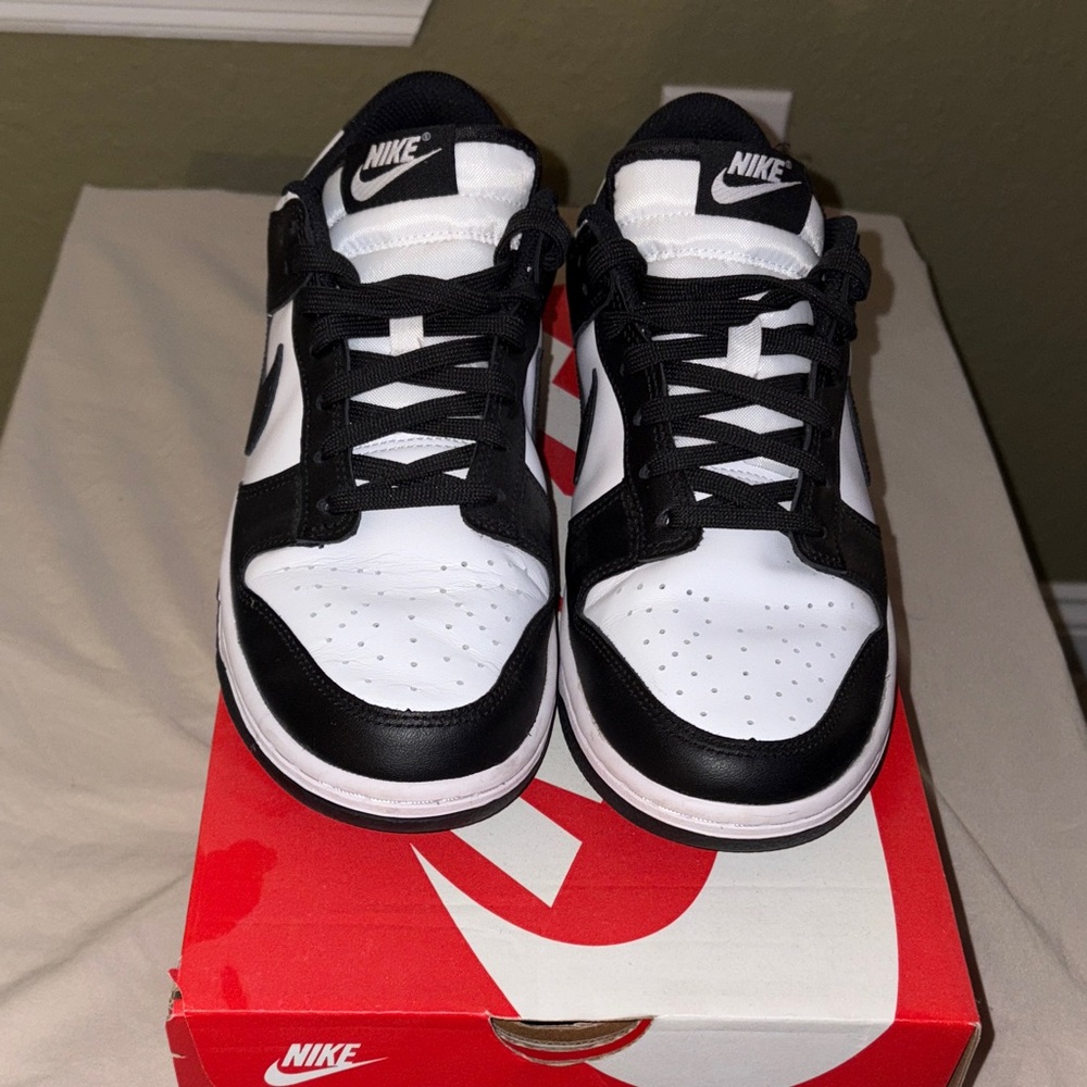Nike Women’s Classic Black and White Panda Dunks - Picture 2 of 6